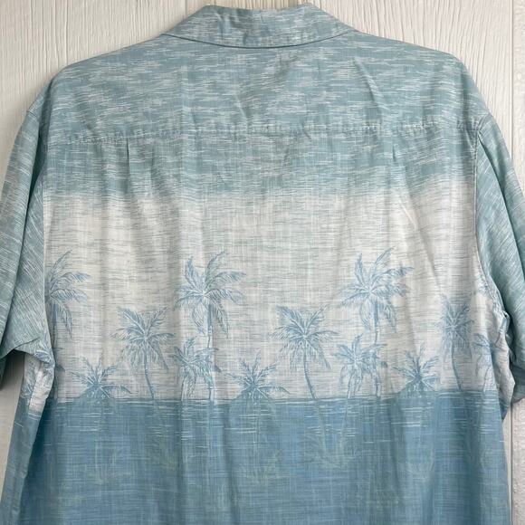 Red head Hawaiian shirt men’s 2XL Tropical Palm tree design short sleeve - Picture 5 of 7